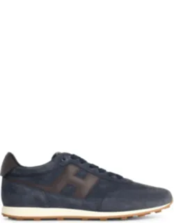 Athletic Blue Suede Sneakers