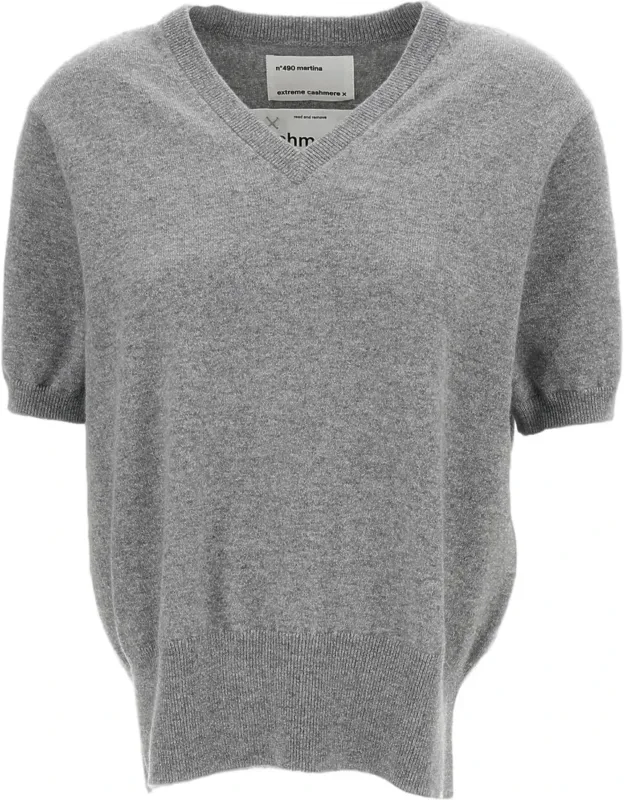 Martina Cashmere-blend V-neck Sweater