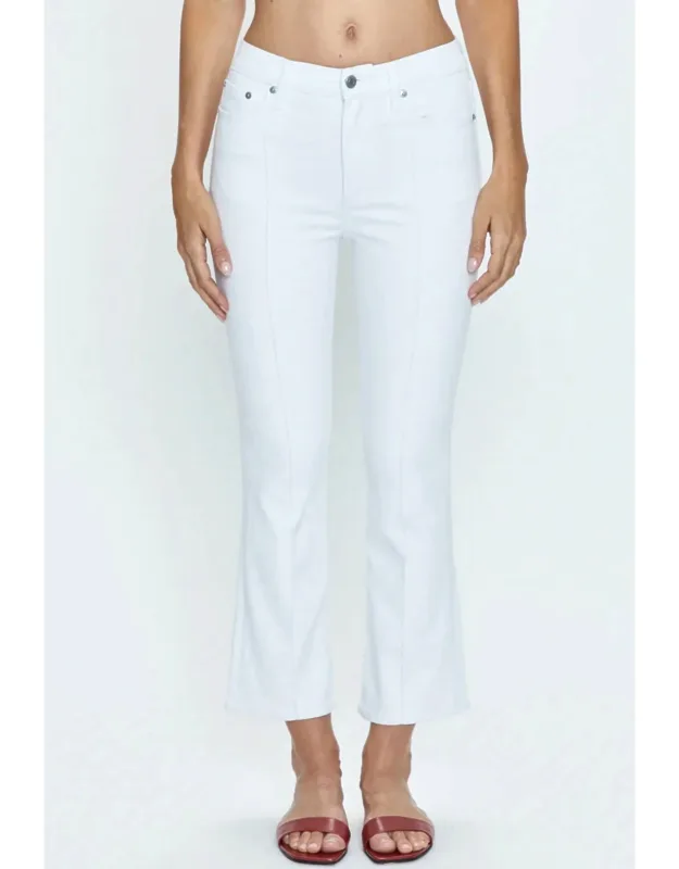 High Rise Bootcut Cropped Jeans