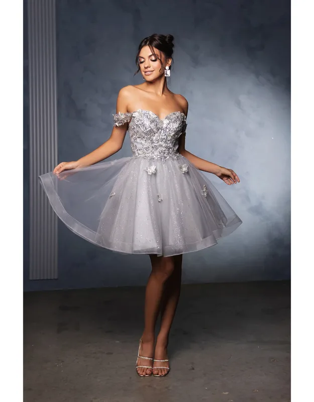 Homecoming Sweetheart Neckline A-line Dress