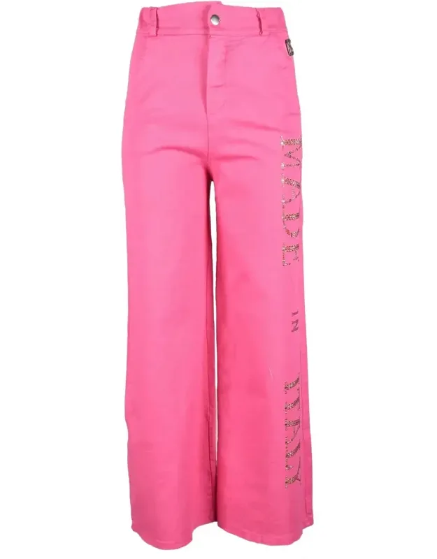 Wide-leg Cropped Trousers