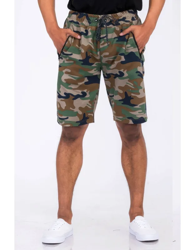 Cotton Blend Lounge Sweat Shorts - Soft, Breathable Fabric, Elastic Waist With Drawstring