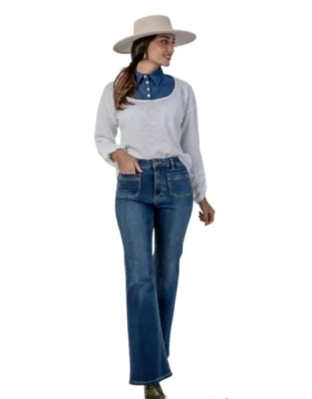 Bonney Retro Denim Pants