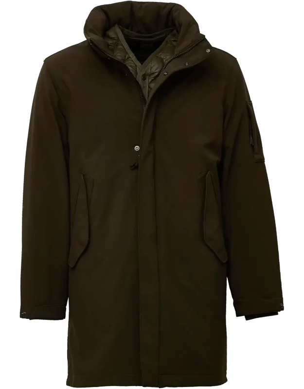 Hooded Padded Parka With Detachable Lining