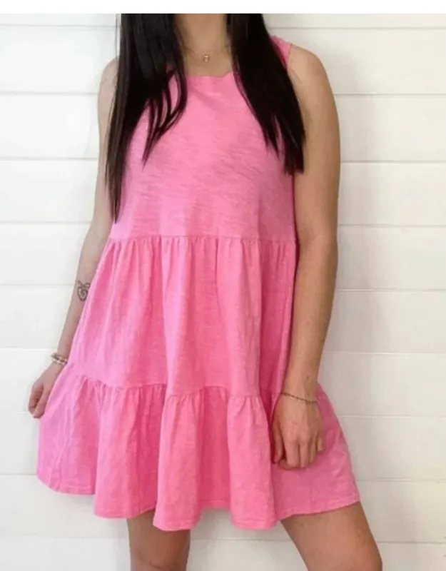 Tiered Knit Dress