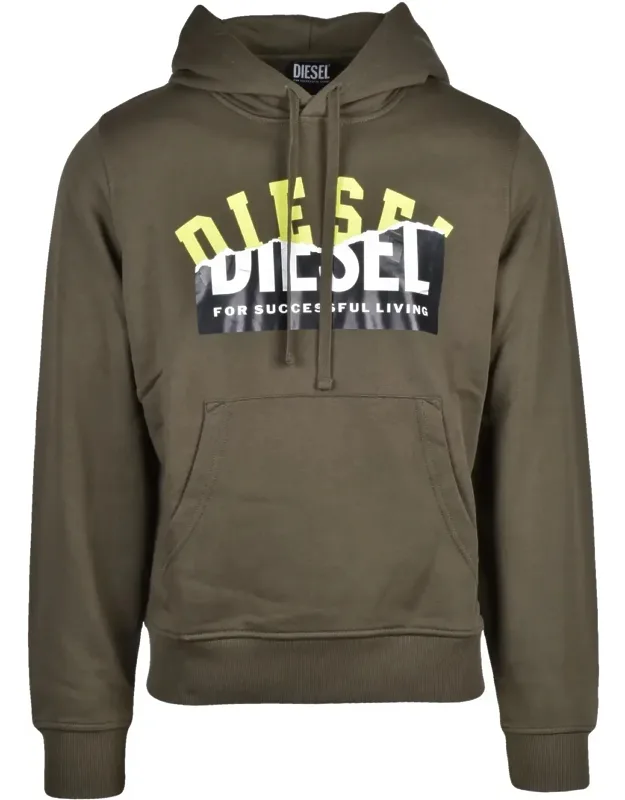 Cotton Hoodie With Graphic Print