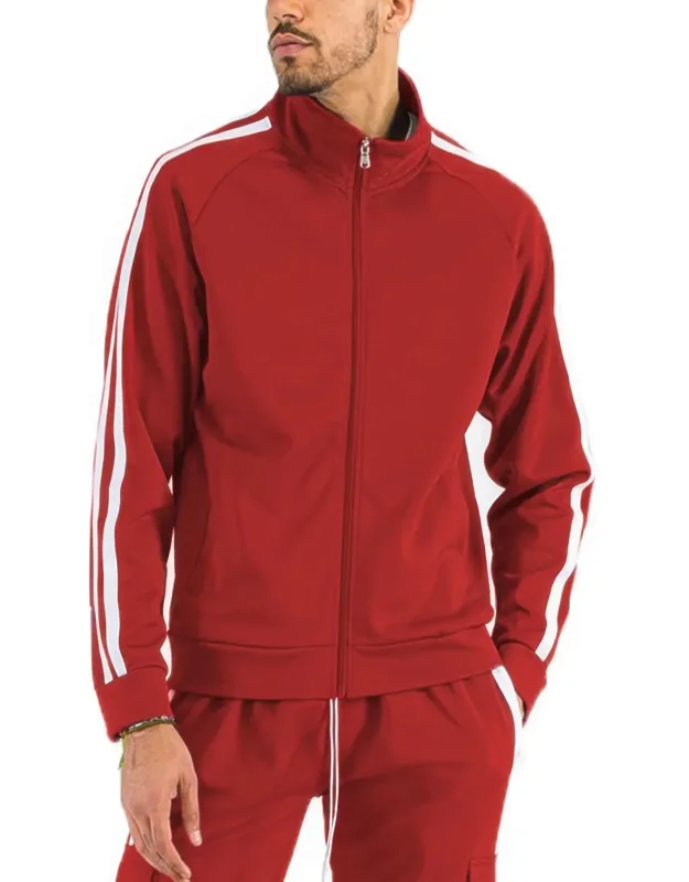 Two Stripe Track Jacket - High-quality Fabric, Regular Fit
