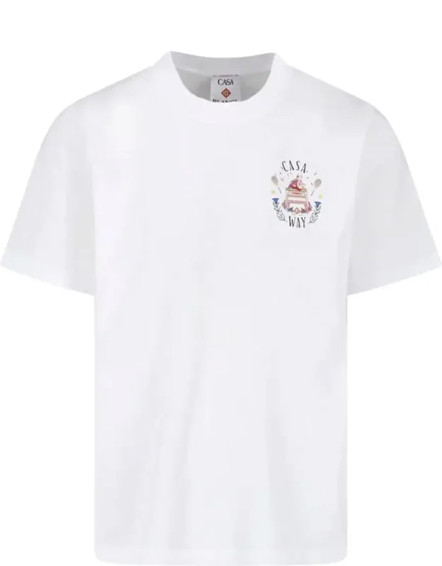 Graphic T-shirt With Flamingo Design