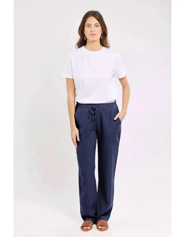 Drawstring Linen Pants
