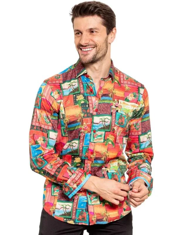 Puesta De Sol Button Down Shirt
