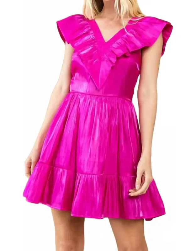 Ruffle Mini Dress