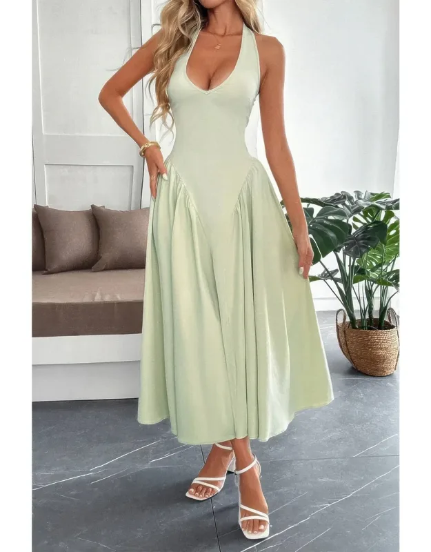 Halter Midi Sundress