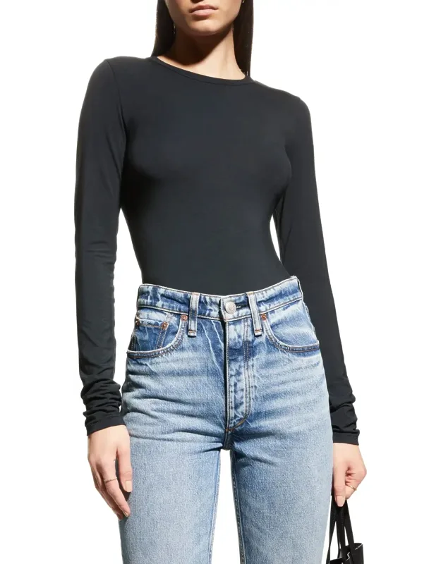 _luca Slim Long-sleeve Tee In Soft Stretch Modal_