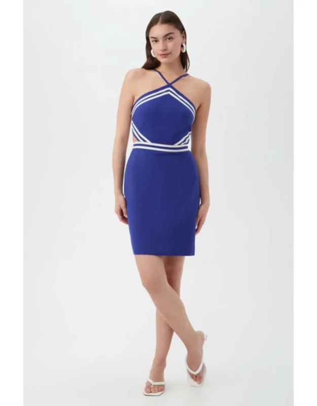 Grasse Sleeveless Halter Dress