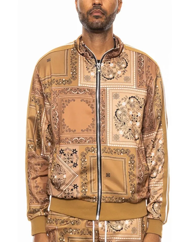 Paisley Bandana Track Jacket