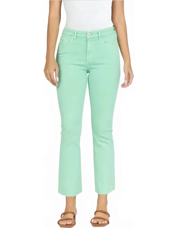Flare Leg Cropped Jeans