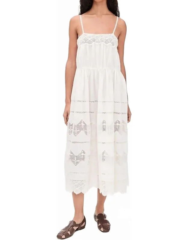 Rosette Crochet Dress