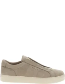 Nubuck Leather Slip-on Sneakers