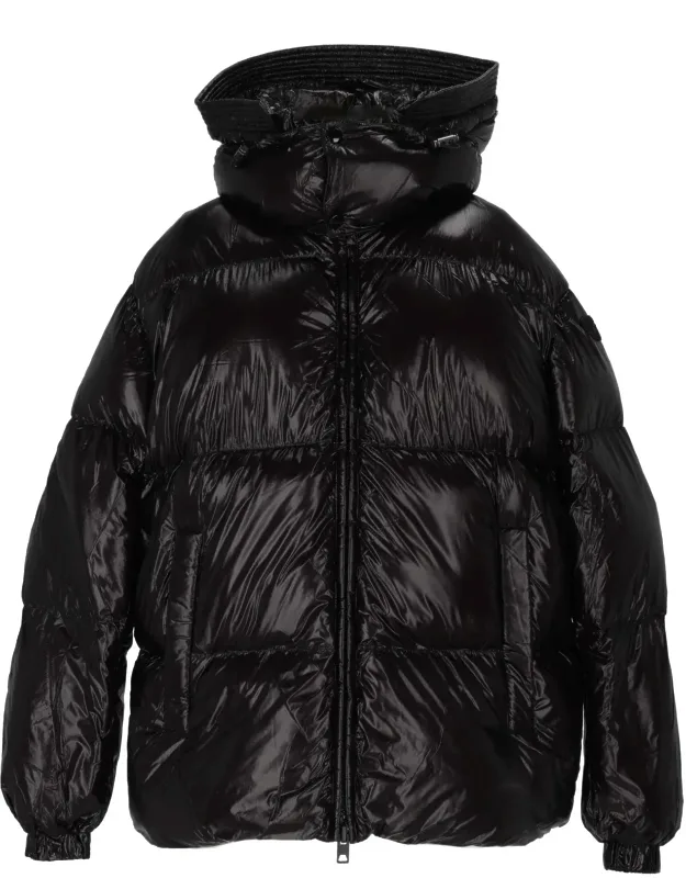 Glossy Quilted Down Jacket