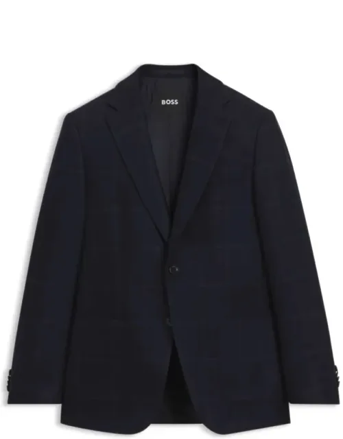 Checked Virgin Wool Blazer