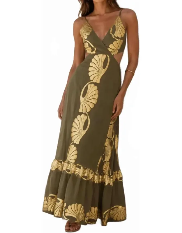Riviera Shell Maxi Dress
