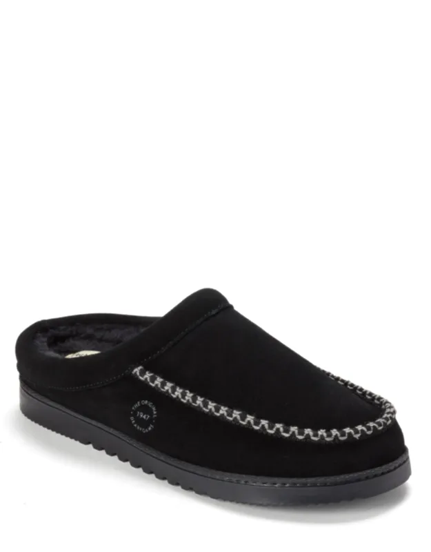 Beckett Genuine Suede Clog Slippers