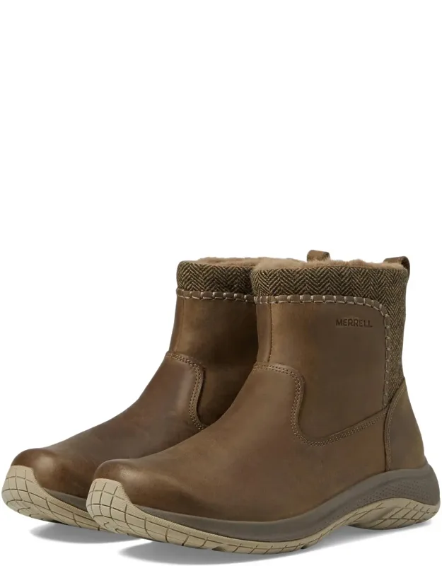 Encore Icemid Zip Fleece Lined Snow Boot