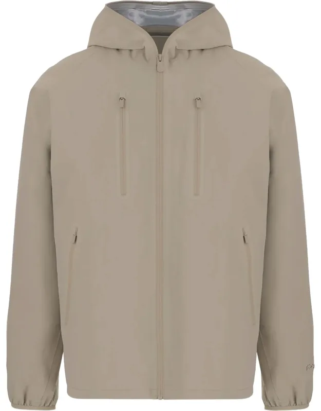 Nylon Jacket With Adjustable Hood And Design