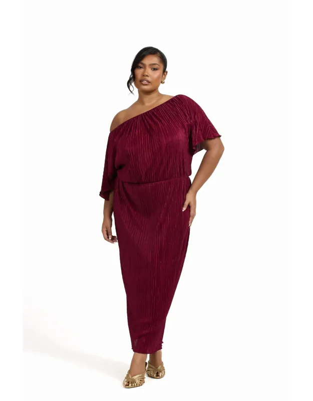 Plisse Chic Midaxi Dress