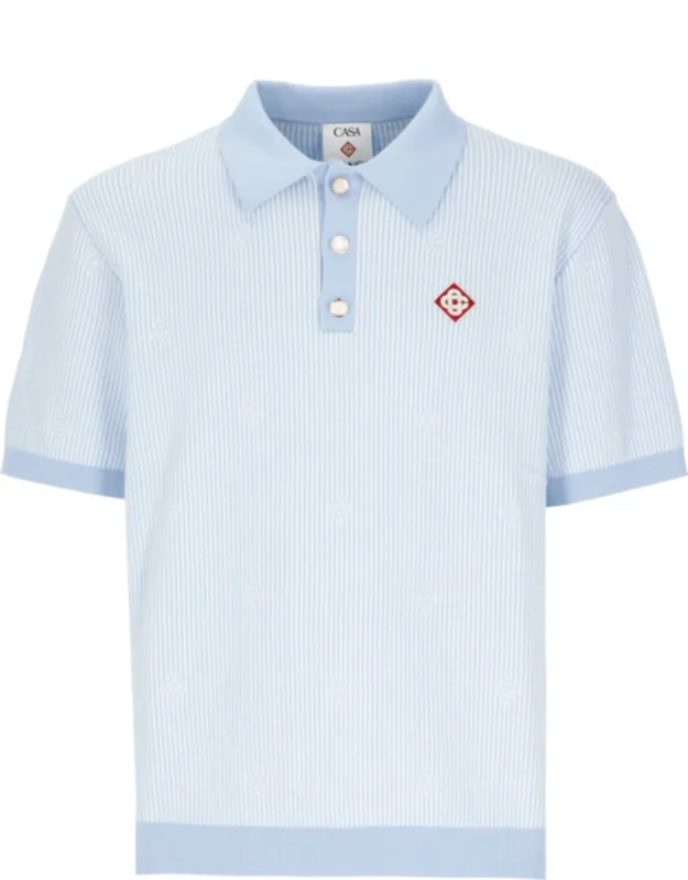 Pinstripe Polo Shirt