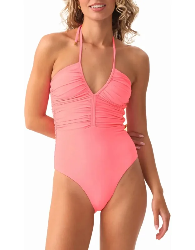 Ruched One-piece Swimsuit