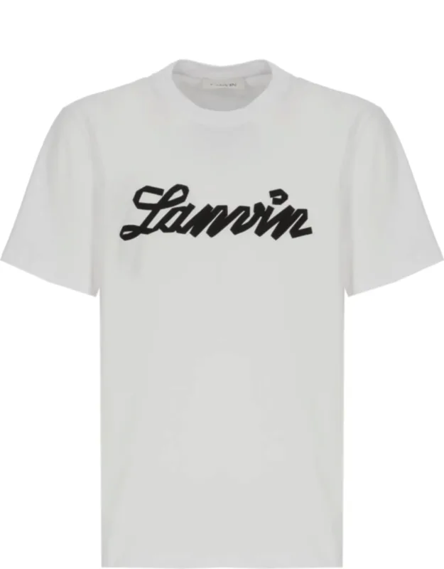 Embossed Logo Cotton T-shirt