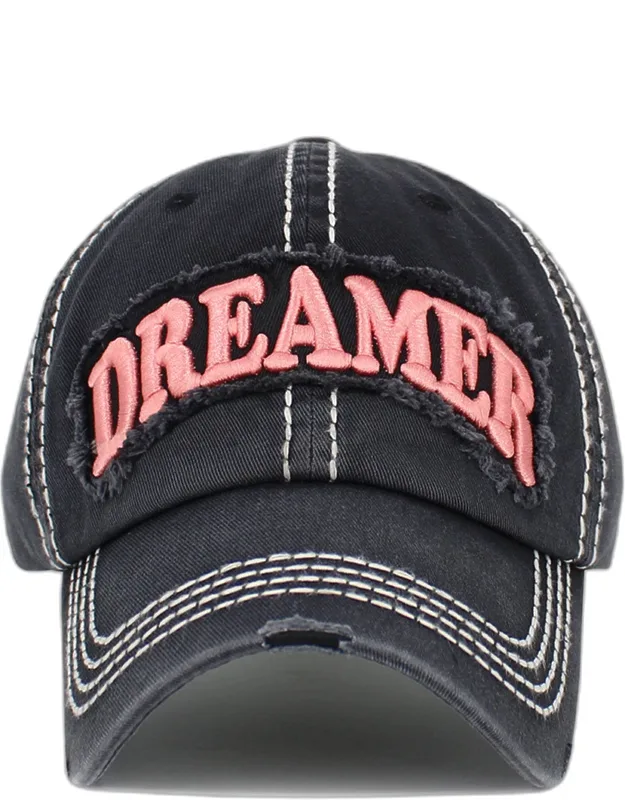 Dreamer Message Vintage Baseball Cap
