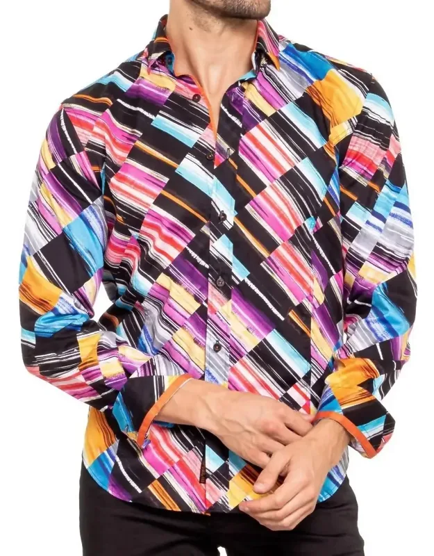 The Speed Of Colour Button Down Shirt