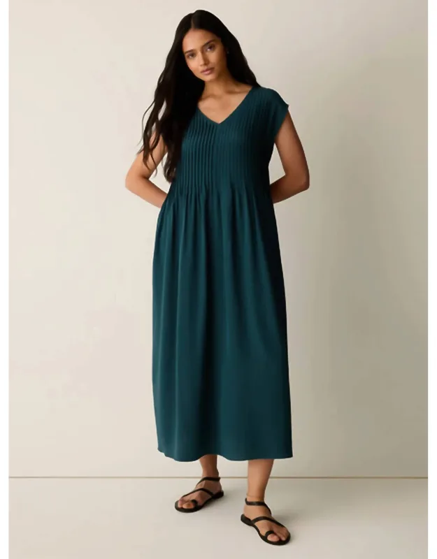 Pintuck Dress