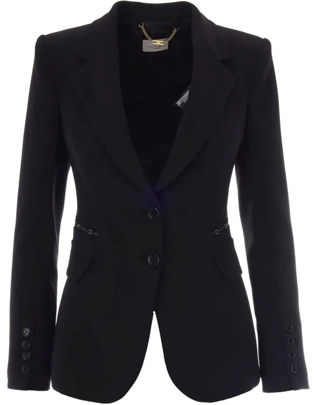 Monocromatico Polyester Blazer