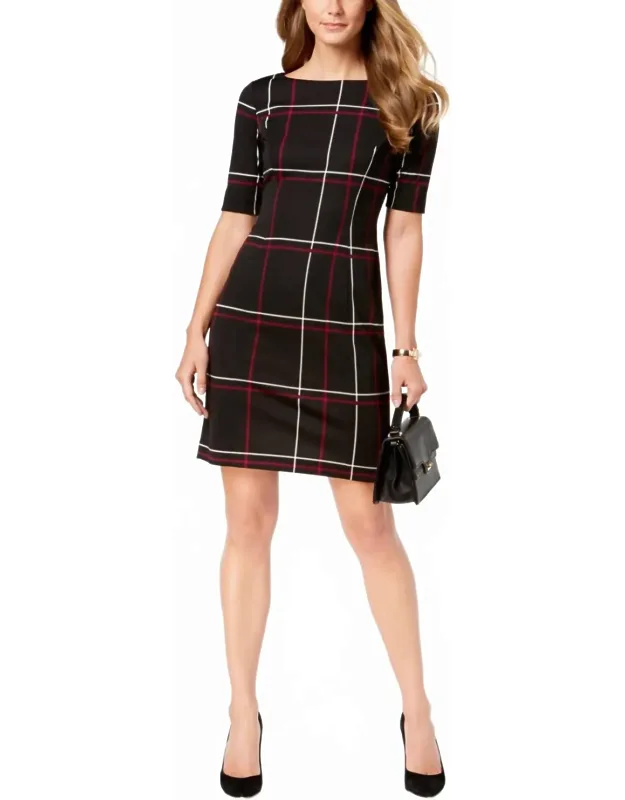 Printed Sheath Mini Dress