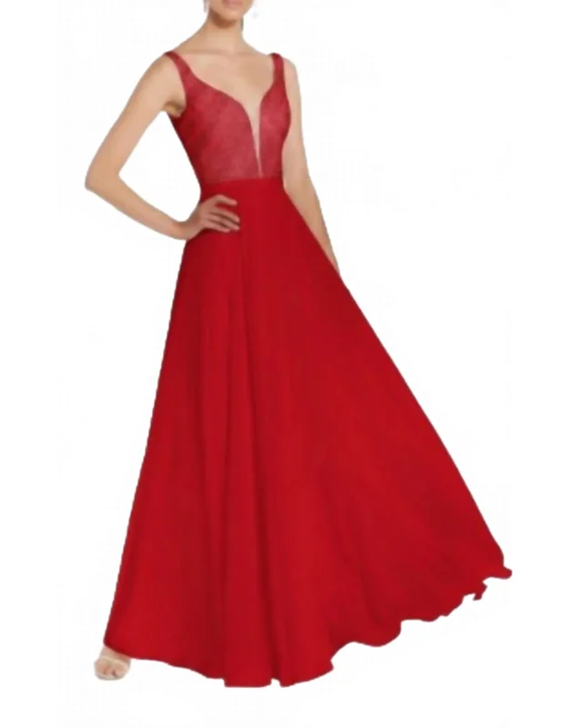 Chiffon A-line Dress