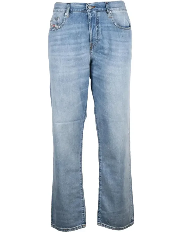 Cotton Straight Jeans