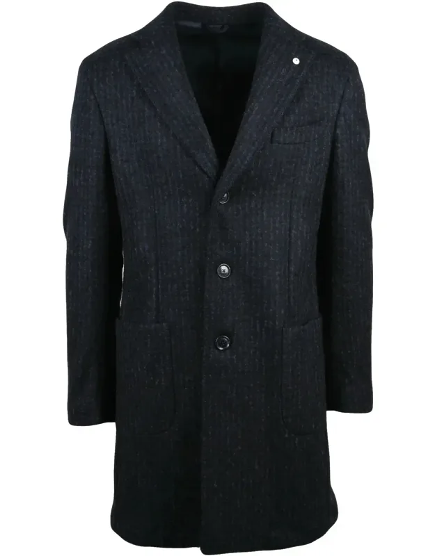 Wool-blend Coat