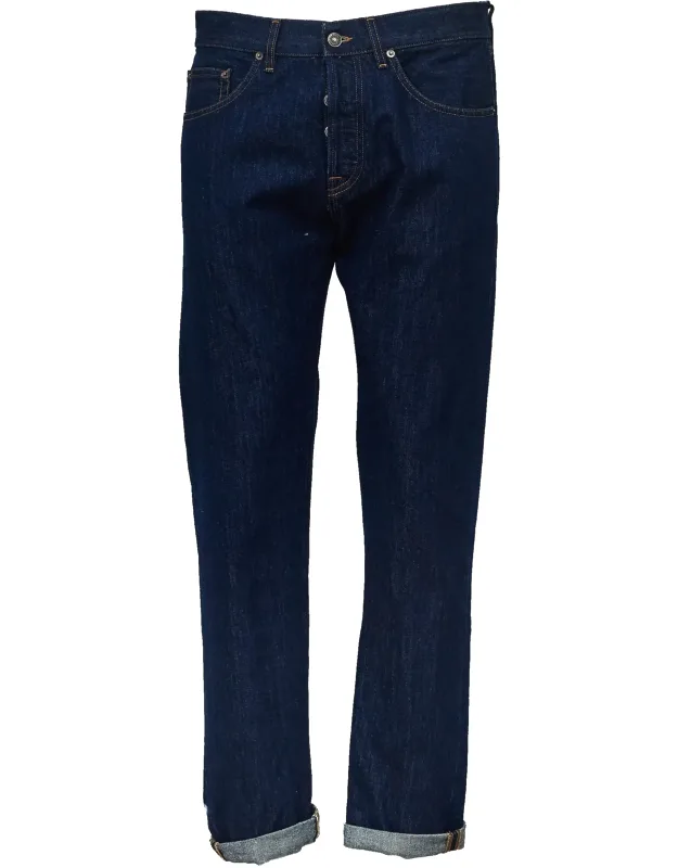 Iconic Regular Fit Denim Jeans With Five-pocket Designs
