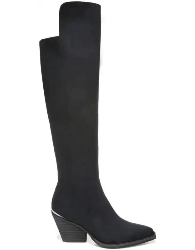 Ronson Side Zip Over The Knee Boots