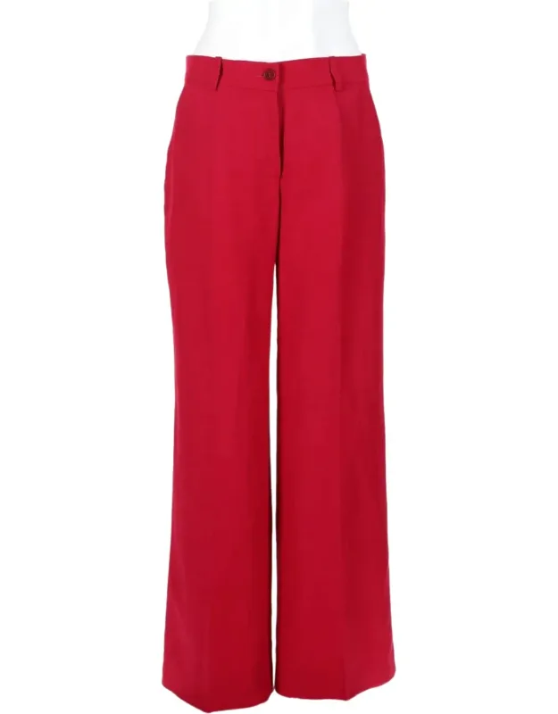 High Waist Wide-leg Pants
