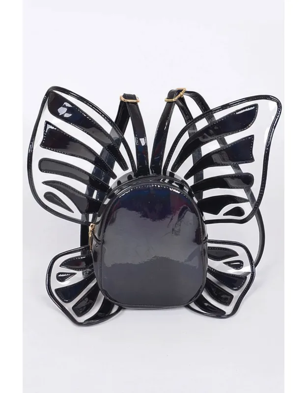 Shiny Butterfly Inspired Unique Backpack