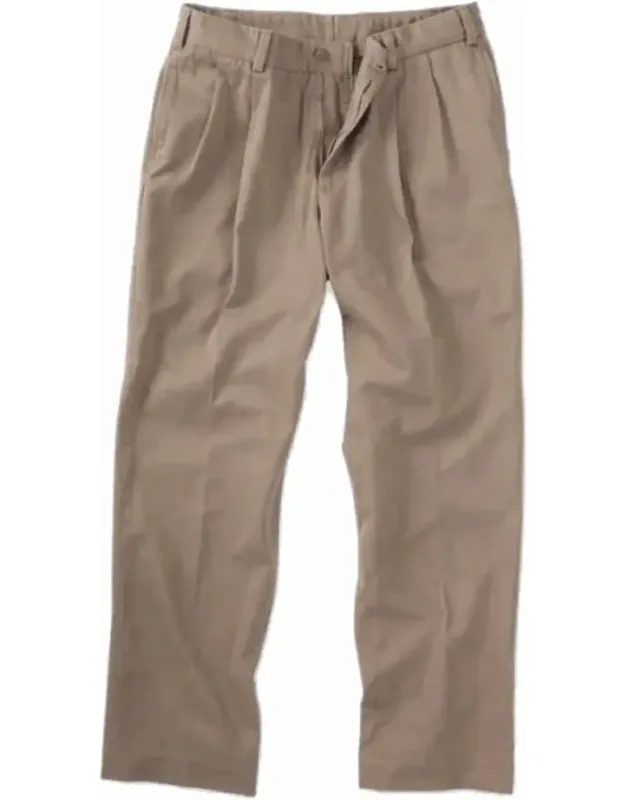 Pleated Classic Fit Travel Twills Pants