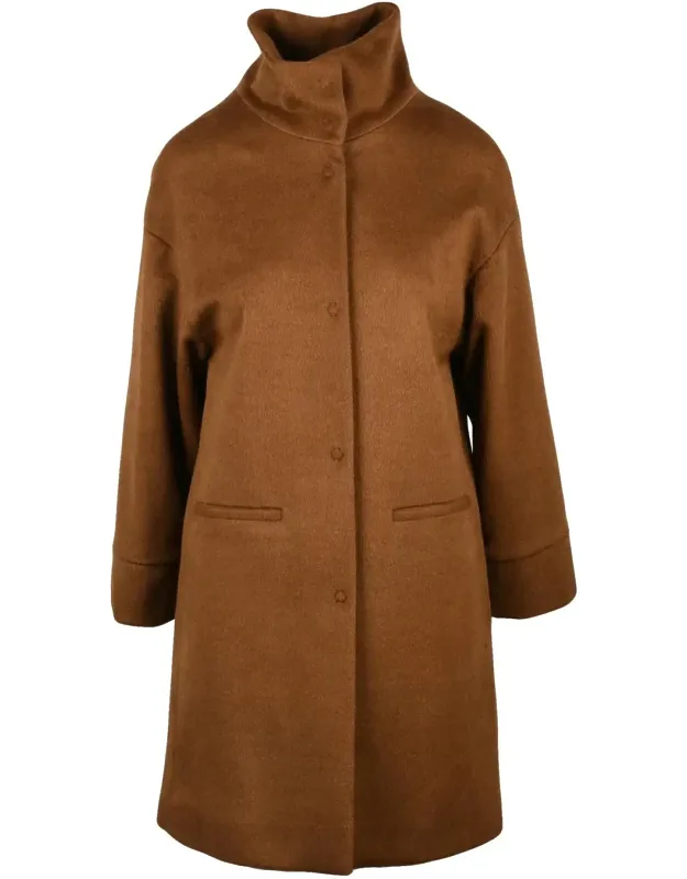 Virgin Wool-blend Coat
