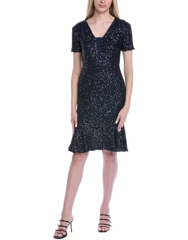 Velvet Sequin Mini Dress