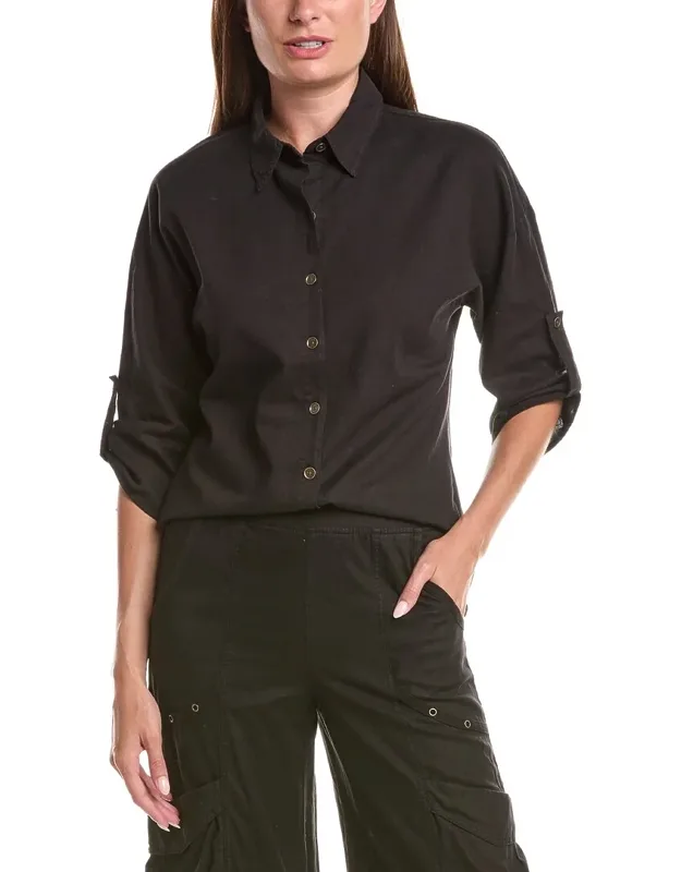 Linen-blend Cargo Pants