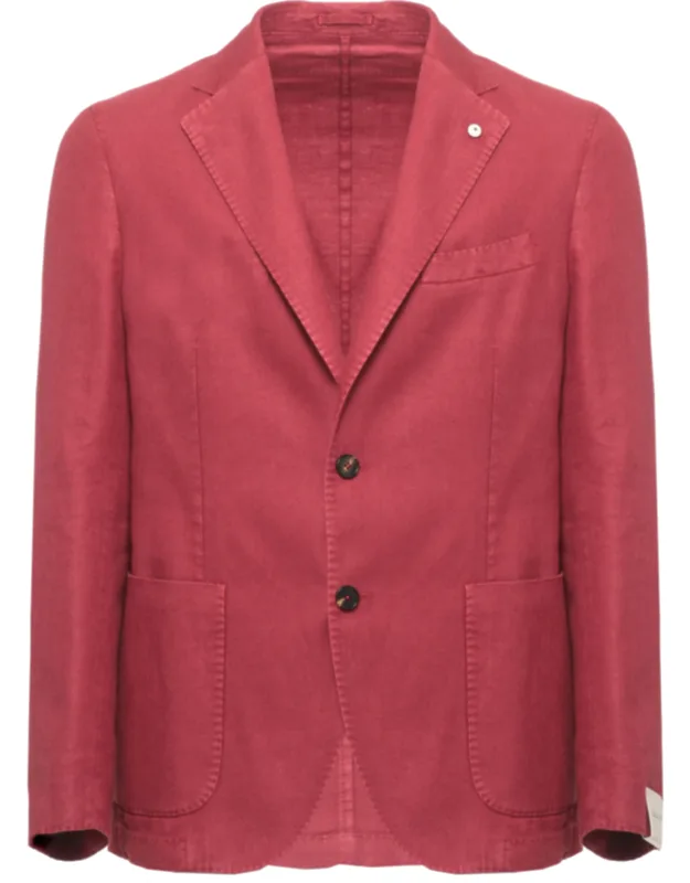 Classic Lapel Linen Blazer
