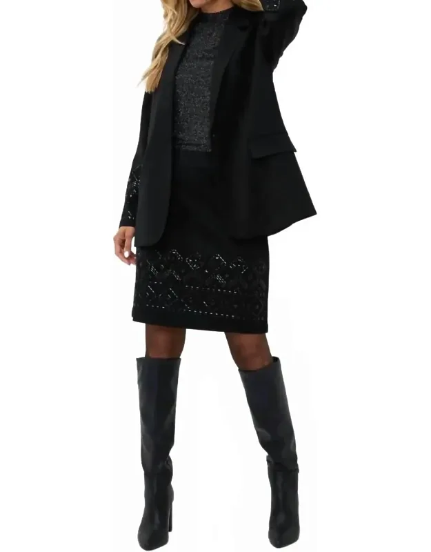 Beate Sleeve Embellishments Blazer